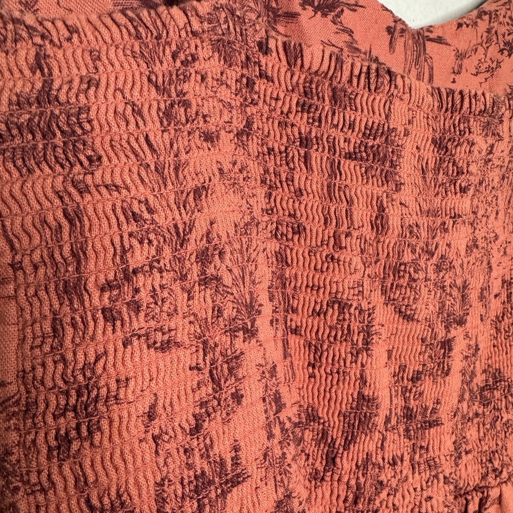 Old navy women's XXL Tall desert novelty linen blend cami jumpsuit western - Picture 9 of 10